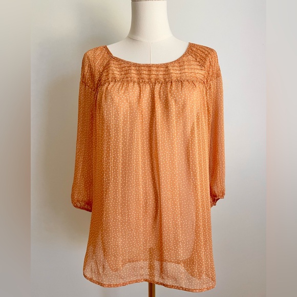 Lauren Conrad Sheer Blouse Size S - Picture 4 of 9